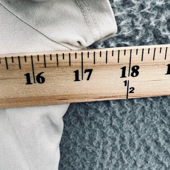 Zenergy Chicos Womens Top 0 Small Tan Embellished Short Sleeve Pullover Shirt - Picture 8 of 10